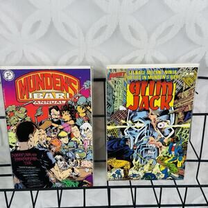 Grim Jack #26 & Linden’s Bar Annual 2 Lot 1st full color TMNT story First Comics